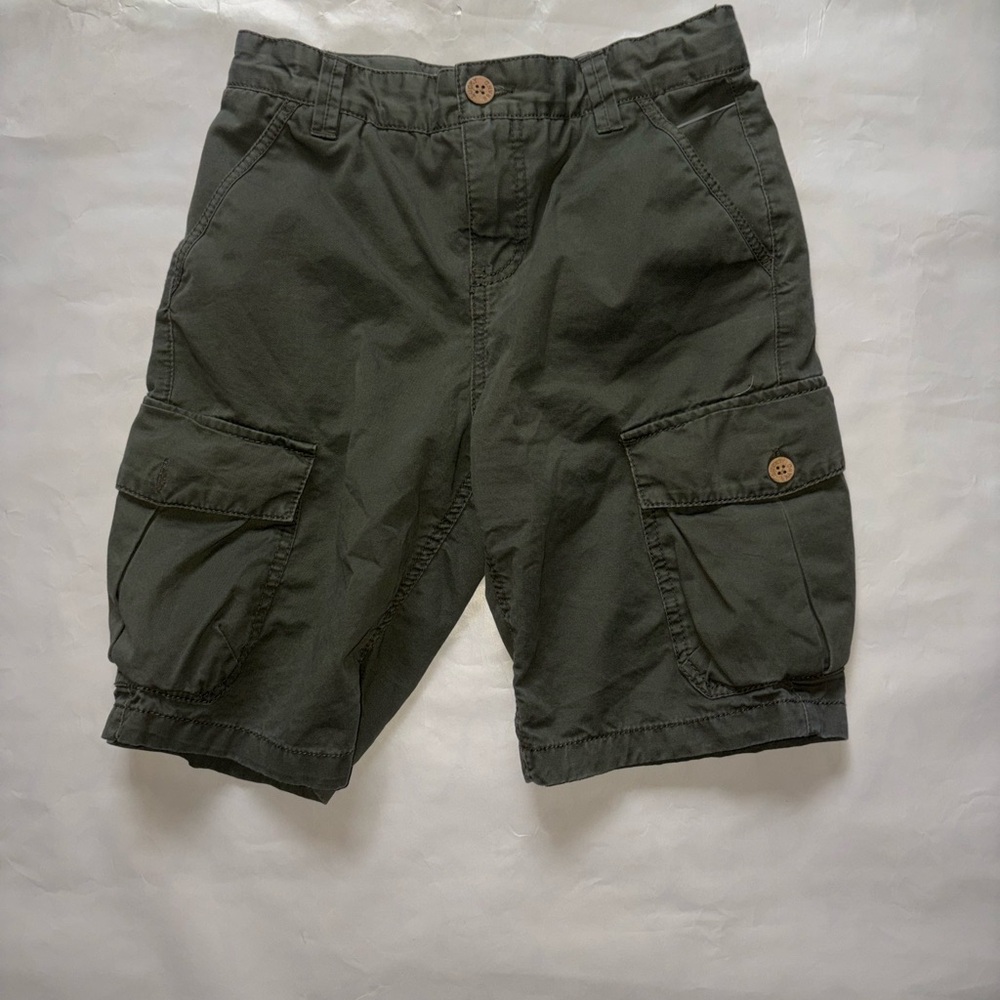 Boy’s Lucky Brand Dark Green Cargo Shorts Size 10